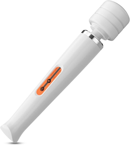 Vibrator - Dildo | Sex Toys for Couples - Sex Toys for Women - Sex Games - Sex Toys - Adult Sex Products - Powerful Vibrator, 10 Speeds, Nipple and Clitoris Stimulation - Electric Plug-In Massager (White)