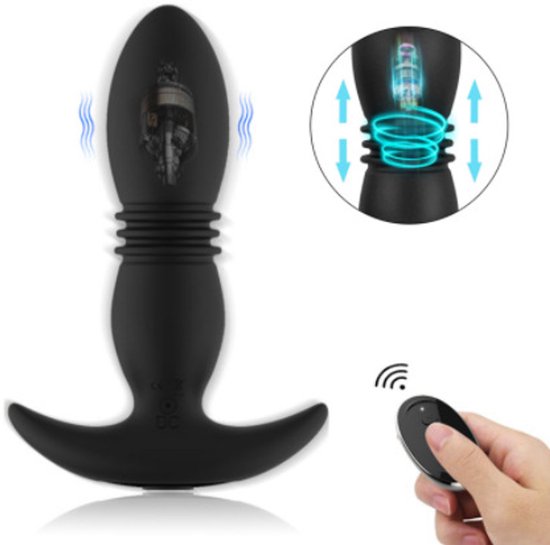 Sex toys for women - Sex toys for couples - Sex games - Retractable anal plug - Vibrating - Wearable - Unisex vibrator - Sex toys for adults - Remote control Main image