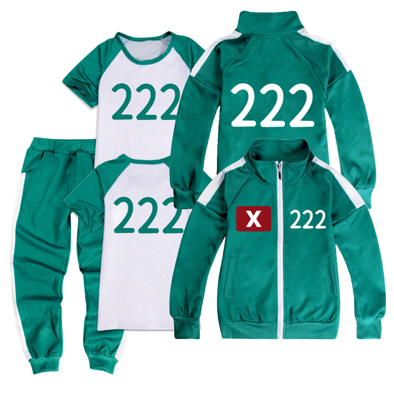 Squid Game, sportswear, complete set with rope 222 146 Main image
