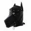 House Of Dasein Black Dog Mask Full Hood Puppy Pet Play Bondage Kink Bdsm Fetish Restraints - Black