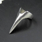 House Of Dasein Rings Silver Gold Scratch Claws Sensory Play Bdsm Kink Fetish - Antique Silver Plated
