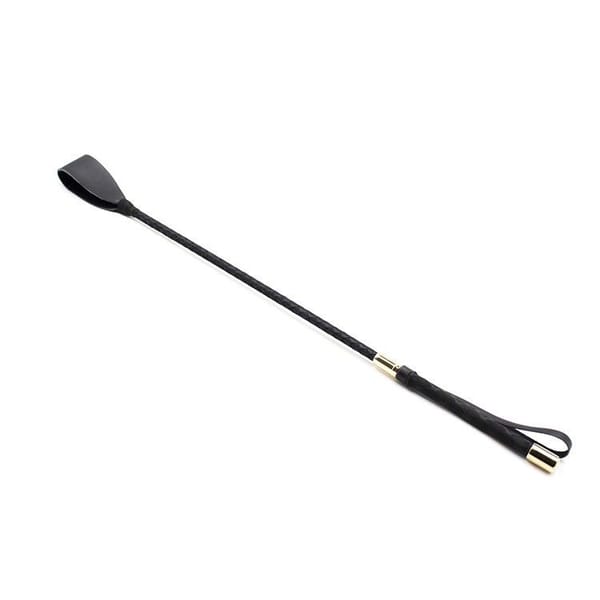 House of Dasein Flat Spanking Crop Black Secondary image