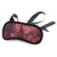 House Of Dasein Bdsm Blindfold Sexy Red Eye Sleeping Mask Bondage Kink Fetish Restraints - Red