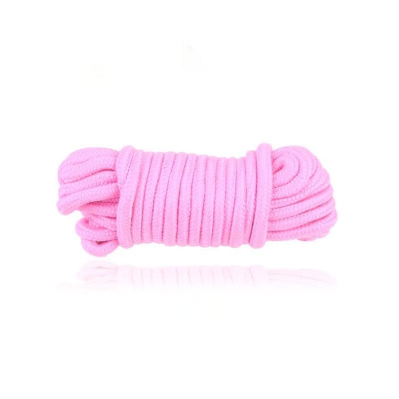 House Of Dasein Soft Cotton Knitted Rope Bondage Kink Bdsm Fetish Restraints - Pink - 10M Main image