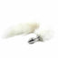 House Of Dasein Stainless Steel Anal Plug Tail Pet Puppy Fox Cosplay Kink Bdsm Fetish - White