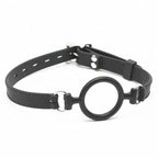House of Dasein Ring Gag Open Mouth BDSM Training Gag Black House of Dasein