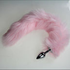 House Of Dasein Pink Tail Anal Plug Pet Play Kitten Bondage Kink Bdsm Fetish Restraints - Pink