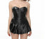 House Of Dasein Black Corset Mini Skirt Erotic Clubwear Dungeon Kink - Black - 6Xl