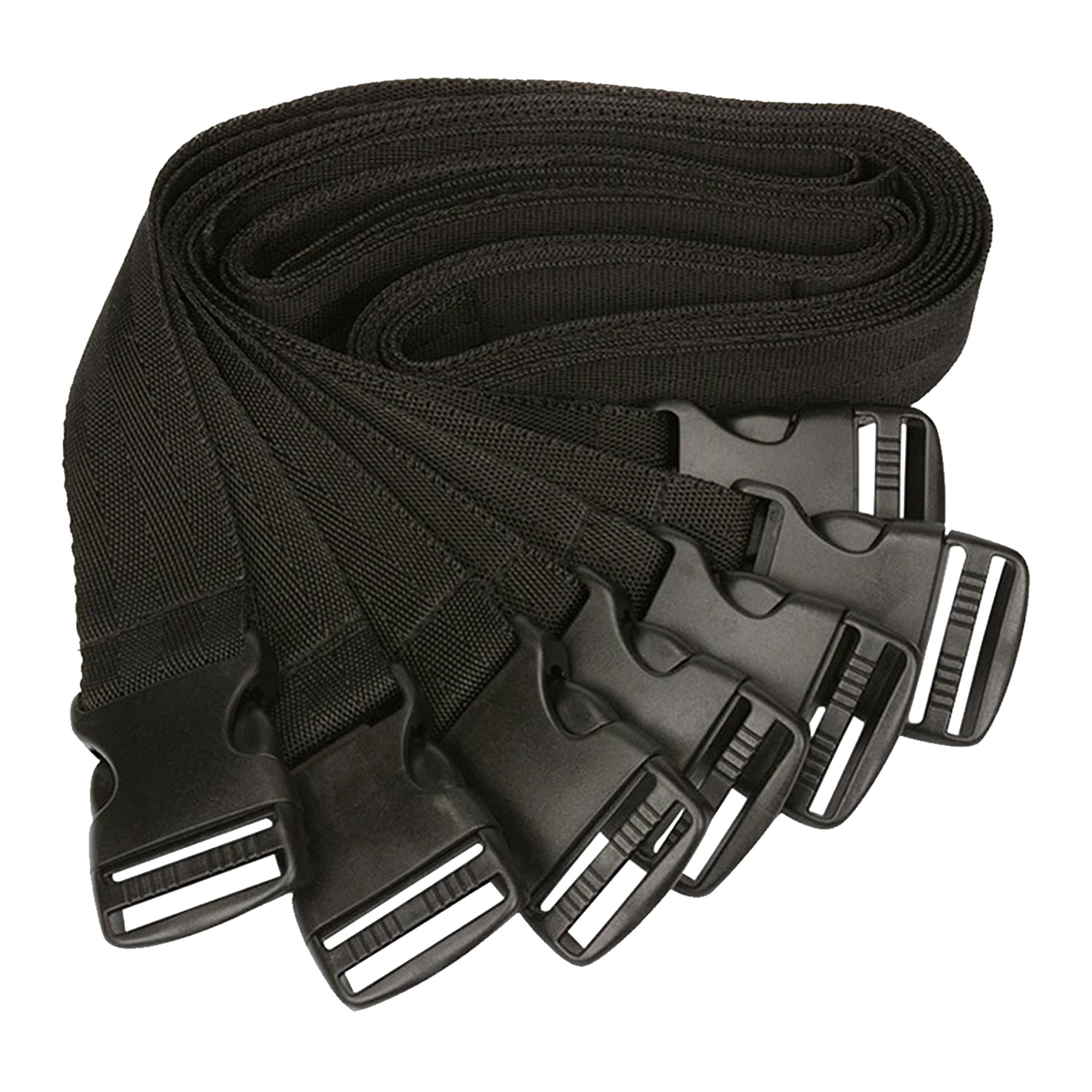 House Of Dasein 7 Piece Full Body Bondage Kit Nylon Restraints Fetish - Black Main image