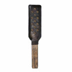 House of Dasein Leather Studded Spanking Paddle Bronze House of Dasein