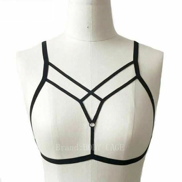 House Of Dasein Body Harness Women Lingerie Bondage Fetish Kink Restraints - Black O0472
