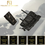 House Of Dasein Black Leg Binder Bondage Play Kink Bdsm Fetish Restraints - Black