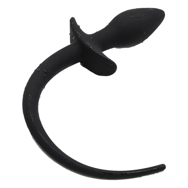 House of Dasein Silicone Puppy Tail Anal Plug Black House of Dasein