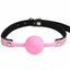 House Of Dasein Silicone Ball Gag Red Pink Black Breathable Bdsm Bondage Restraint - Pink