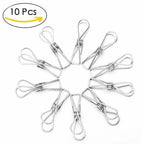 House Of Dasein Stainless Steel Clothes Pegs Nipple Clamps Breast Play Bondage Bdsm Restraints - Silver