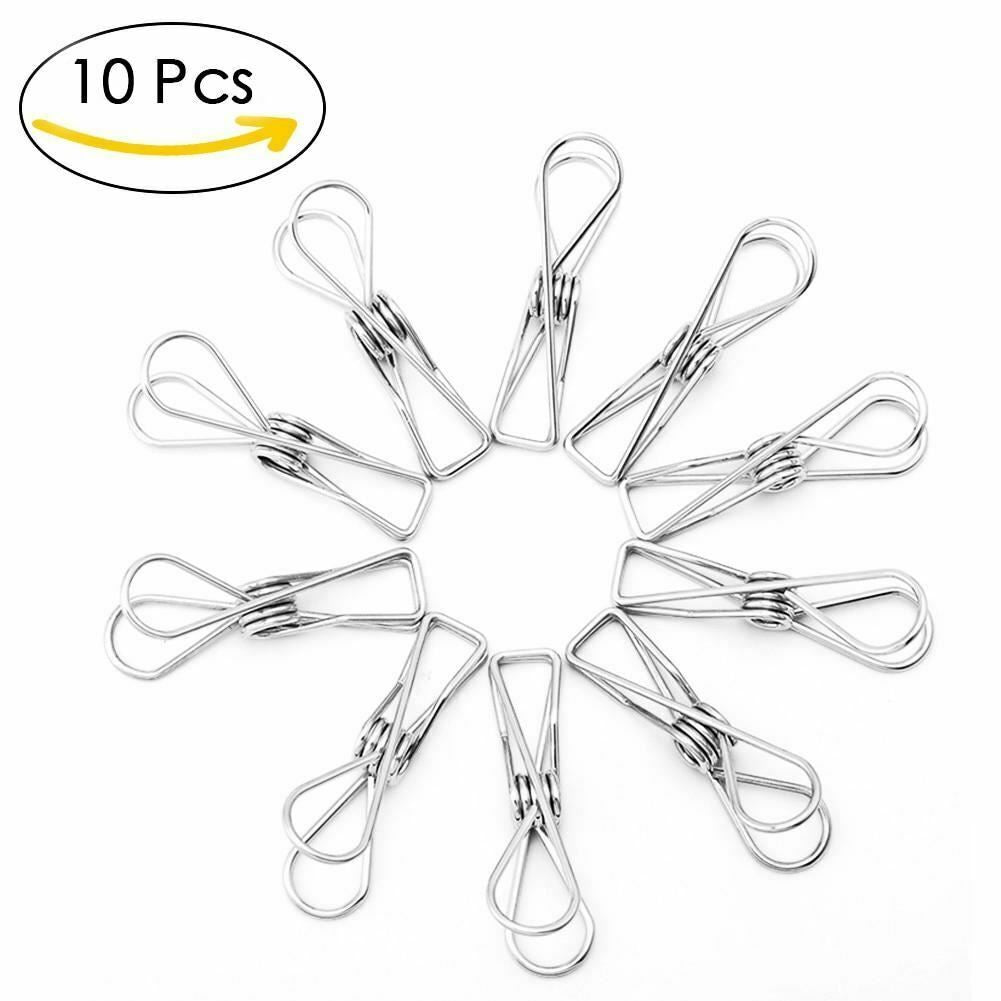 House Of Dasein Stainless Steel Clothes Pegs Nipple Clamps Breast Play Bondage Bdsm Restraints - Silver