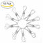 House Of Dasein Stainless Steel Clothes Pegs Nipple Clamps Breast Play Bondage Bdsm Restraints - Silver