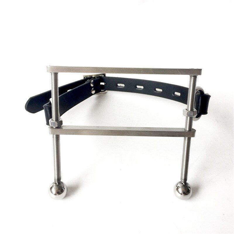 House Of Dasein Metal Open Mouth Gag Tongue Flail Bdsm Bondage Restraints - Black