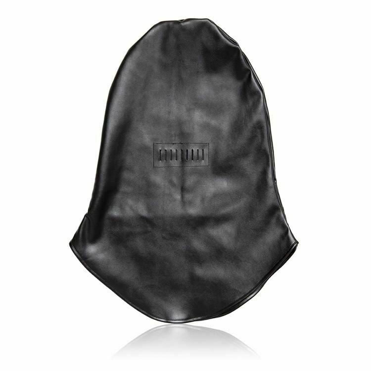 House Of Dasein Black Cover Full Hood Sexy Mask Headwear Bondage Kink Bdsm Fetish Restraint - Black