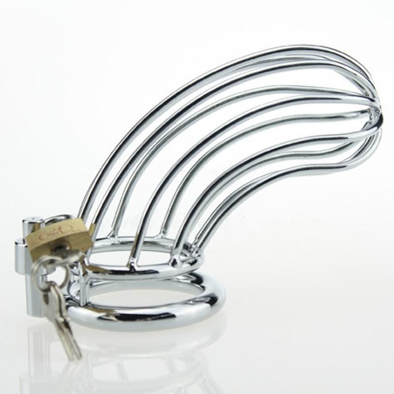 House Of Dasein Stainless Steel Locking Cock Cage Male Chastity Penis Ring Bdsm - 50Mm Main image