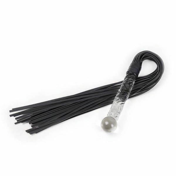 House of Dasein Glass Handle BDSM Flogger House of Dasein