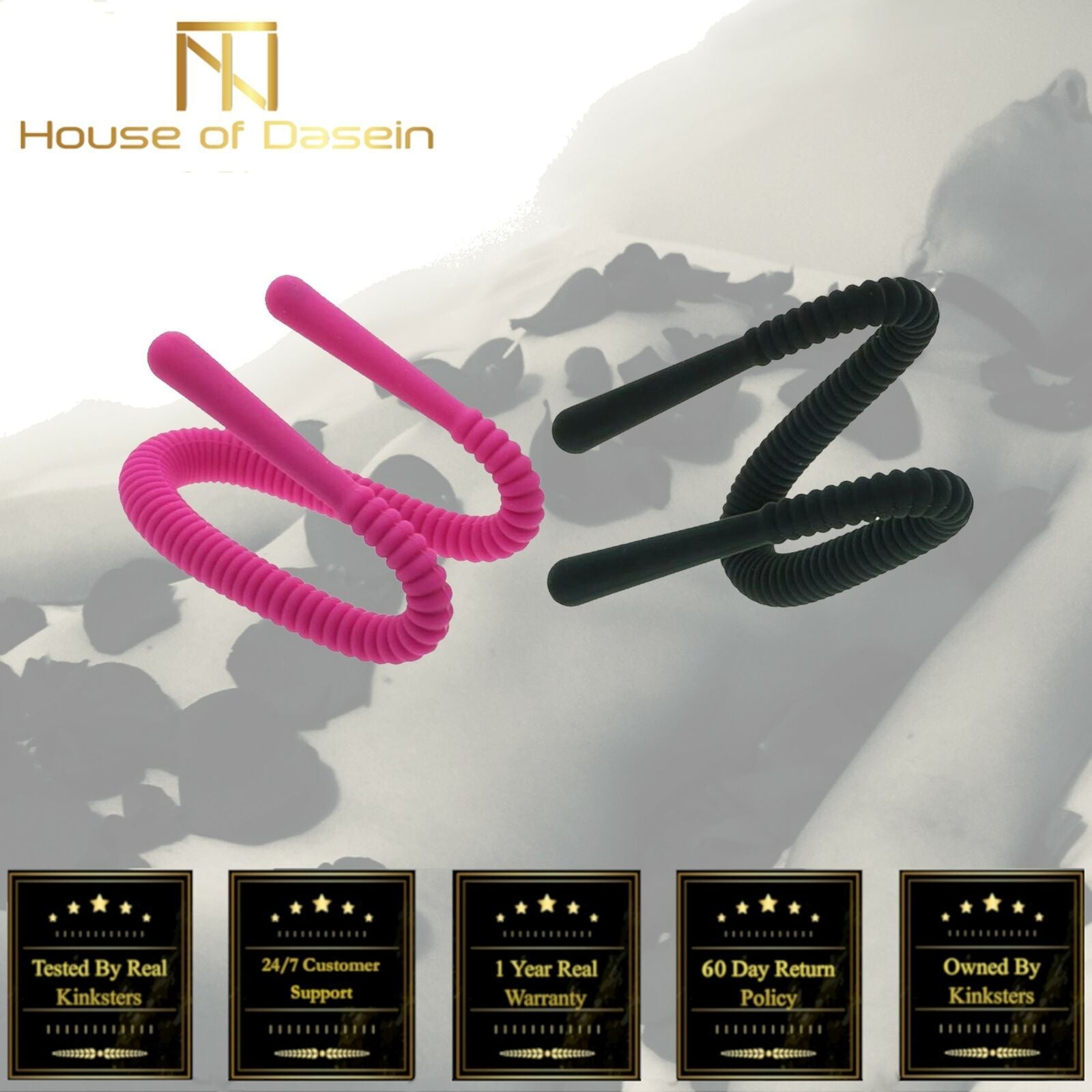 House Of Dasein Vaginal Dilator Speculum Bdsm Medical Play Kink Fetish - Rose Red