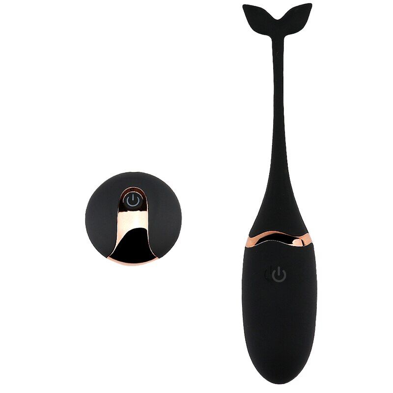House Of Dasein Whale Vibrator Remote Usb Rechargeable G-Spot Stimulation - Black