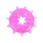 House of Dasein Silicone Snowflake Cock Ring Set Clear House of Dasein