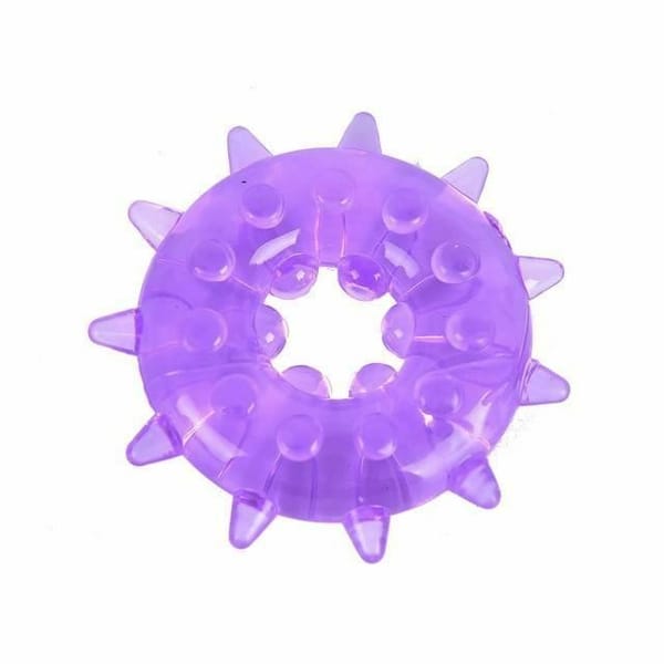 House of Dasein Silicone Snowflake Cock Ring Set Clear House of Dasein