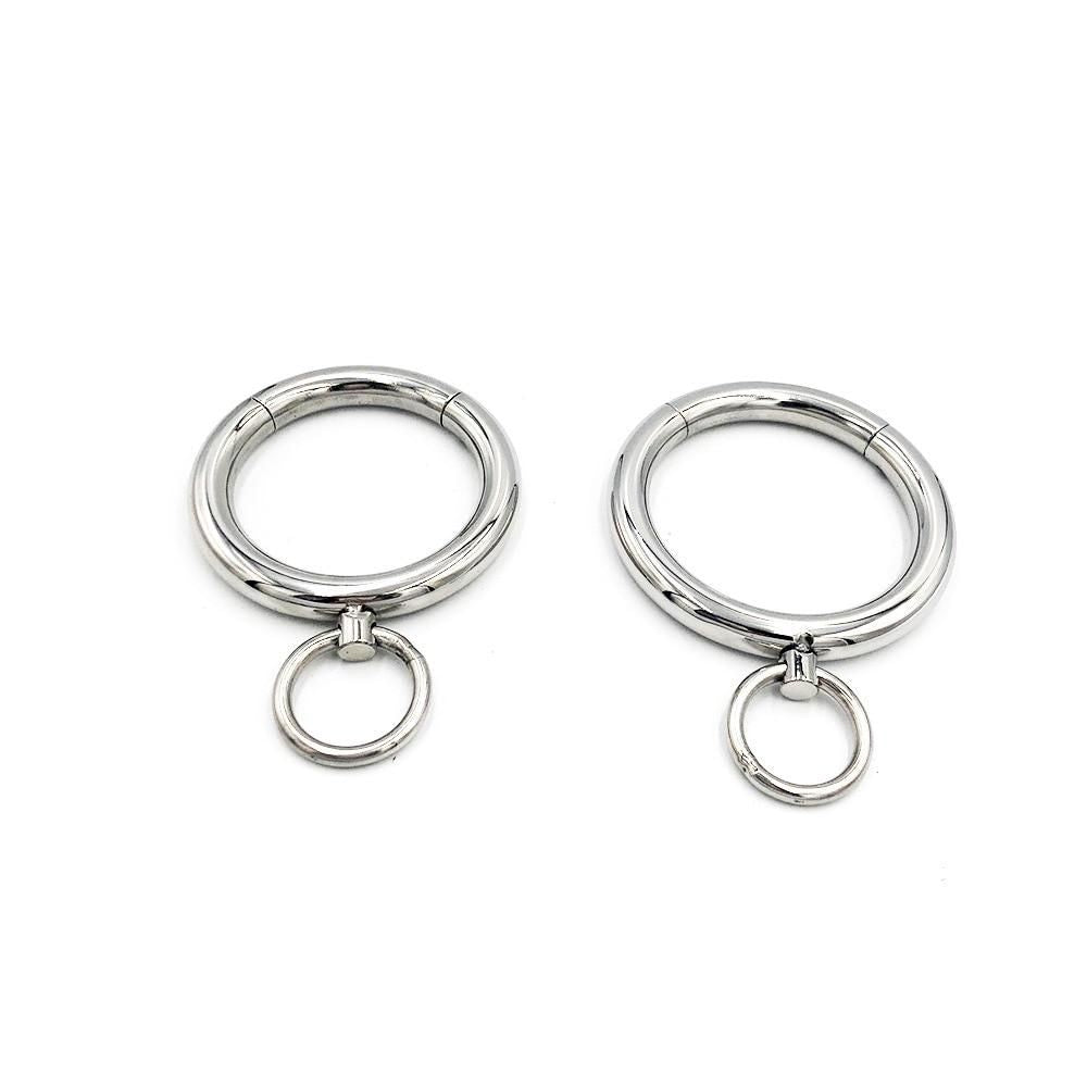 House Of Dasein Stainless Steel Bdsm Handcuffs Ankle Cuffs Collar Metal Bondage Restraints Kit - Male - Handcuffs Main image