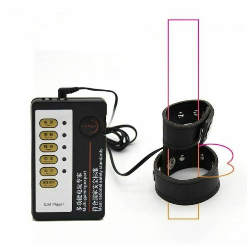House Of Dasein Electric Zapper Cock Ring Electro Shock Bdsm Restraints Kink Bondage - L1