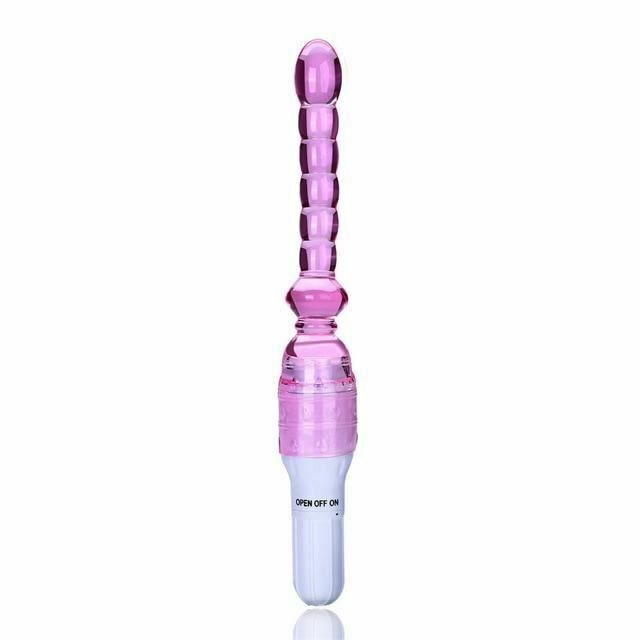 House Of Dasein Silicone Jelly Anal Beads Vibrator Butt Plug Bdsm Flexible Waterproof - Pink
