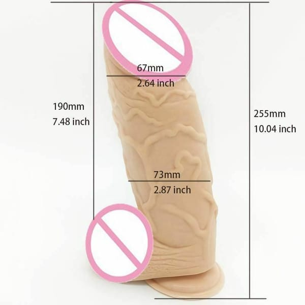House of Dasein Large Realistic Dildo Flesh Secondary image