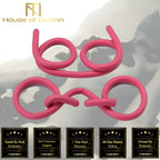 House of Dasein Foam Spanking Tie Bondage Wrist Cuffs Pink House of Dasein