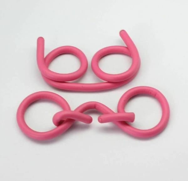 House of Dasein Foam Spanking Tie Bondage Wrist Cuffs Pink House of Dasein