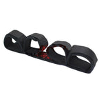 House of Dasein Floral Spreader Bar Restraint Set With Handcuffs & Ankle Cuffs Red House of Dasein