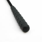 House Of Dasein Black Leather Silicone Riding Crop Bdsm Sex Whip Impact Toy Fetish Kink - Black