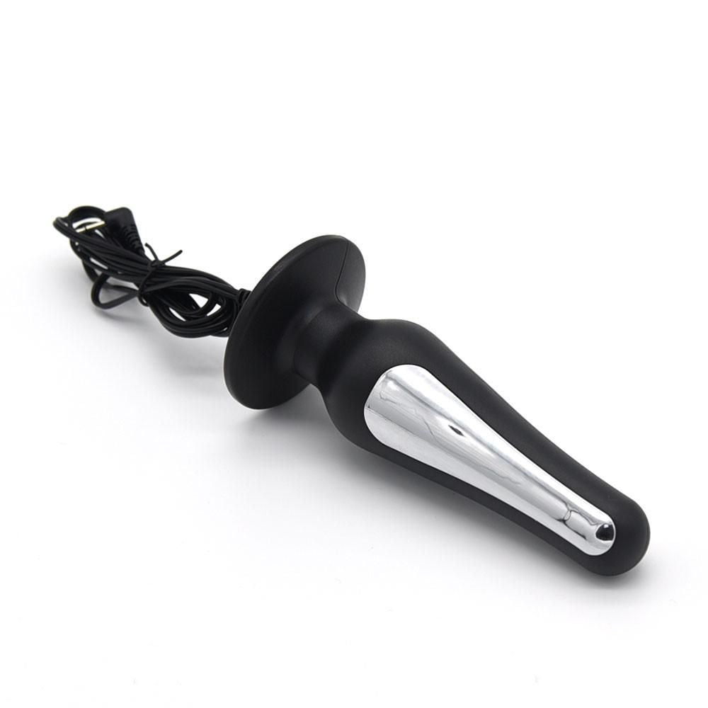 House Of Dasein Electro Shock Nipple Clamps Suction Sound Butt Plug Cock Rings Bdsm - Black - Anal Plug Main image