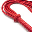 House Of Dasein Bdsm Flogger Braided Black Red Tails Spanking Sex Toy Impact Play Fetish - Red