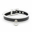 House Of Dasein Soft Padded Collar Bdsm Pu Leather Slave Role Play Fetish Restraints Bondage - White
