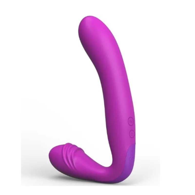 House Of Dasein Double Ended Dual Motors Dildo Vibrators G Spot Vagina Stimulator Massager Sex Toy - Purple Main image