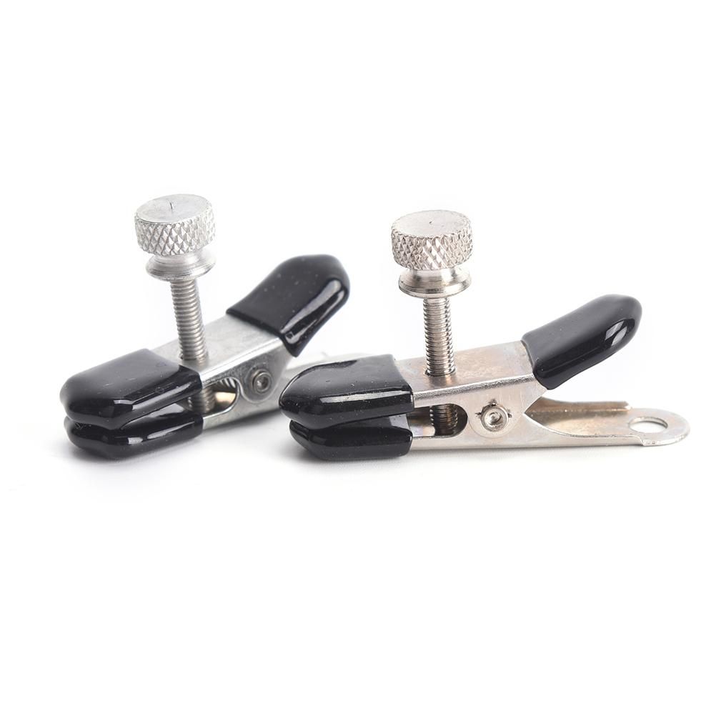 House Of Dasein Metal Nipple Clamps Breast Labia Clips Bdsm Restraints Bondage - Tan Main image