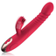 House Of Dasein Heating Rabbit Vibrator Rechargeable Waterproof G Spot Clit Stimulator - Rose Red - Tickler Rabbit - Tickler Rabbit