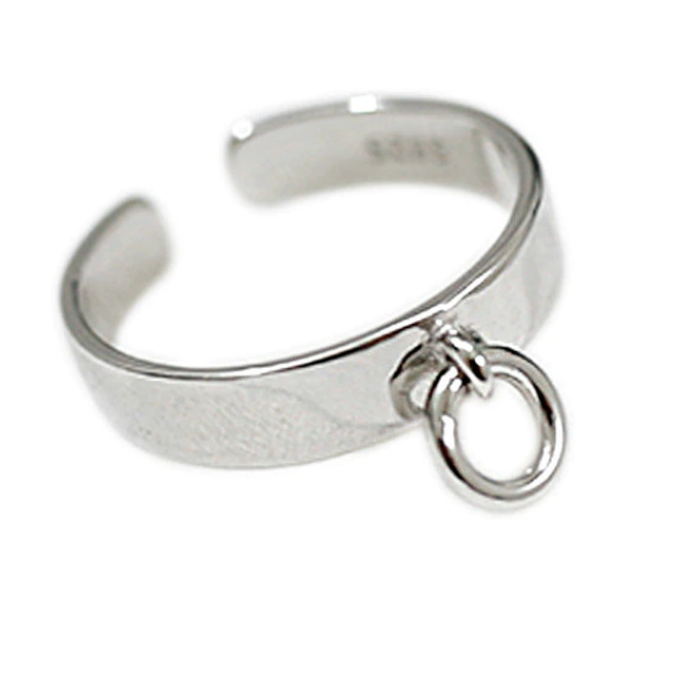 House Of Dasein Silver Open Ring Mini Collar Bdsm Owned Submissive Gift Symbolic Jewellery - Silver