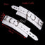 House Of Dasein White Wrist Ankle Cuffs Spreader Bar Bondage Kink Restraints - White - Ankle Cuffs