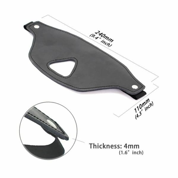 House of Dasein Sensory Deprivation Blindfold With Nose Cut Out Black House of Dasein