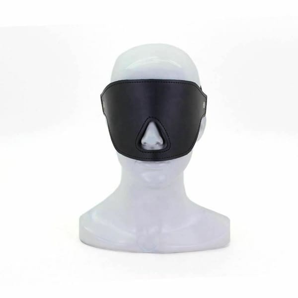 House of Dasein Sensory Deprivation Blindfold With Nose Cut Out Black House of Dasein