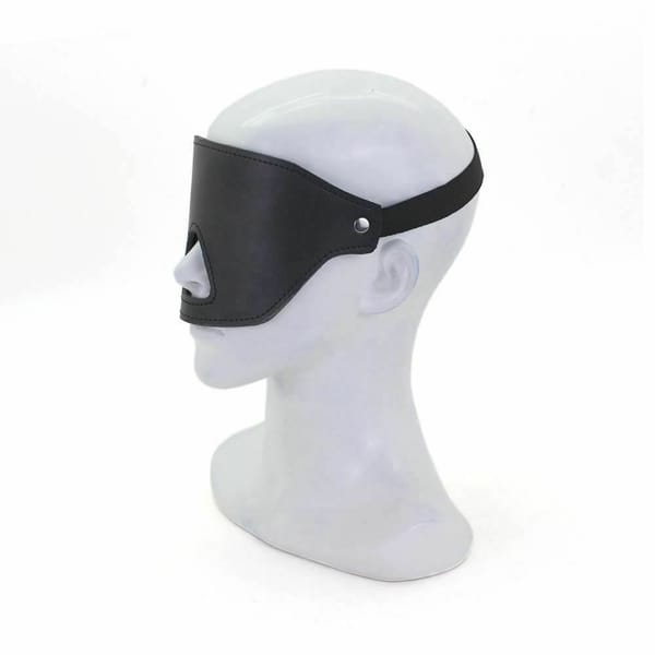 House of Dasein Sensory Deprivation Blindfold With Nose Cut Out Black House of Dasein