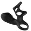 House Of Dasein Wireless Triple Penis Vibrator Clitoral Vibrating Cock Rings - Black