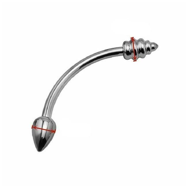 House Of Dasein Double Stainless Steel Metal Anal Dual Butt Plug Stimulation Bdsm - 26Mm X 24Mm Main image